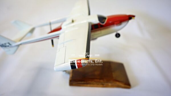 Cessna 337 Super Skymaster with detailed craftsmanship.